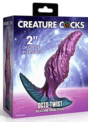 Creature Cocks Octo-Twist Silicone Anal Plug