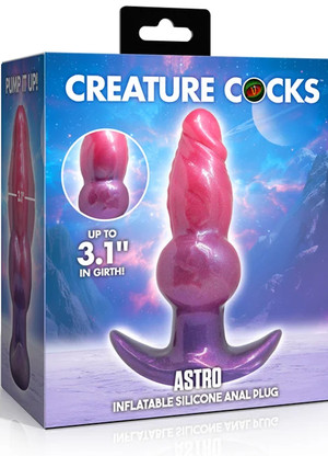 Astro Inflatable Silicone Anal Plug