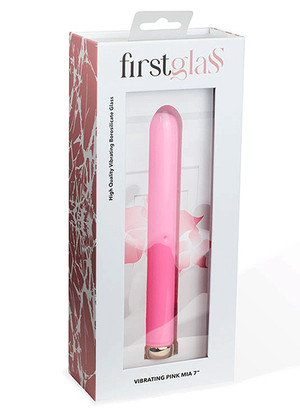 First Glass Vibrating Pink Mia 7-inch