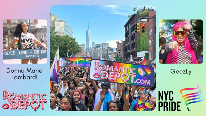 Romantic Depot Attends 2023 NYC Pride March