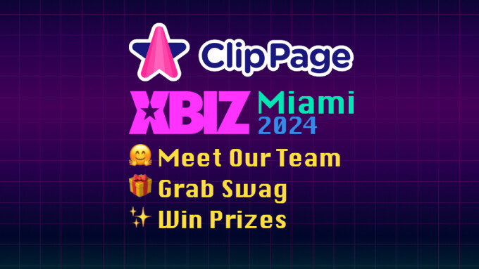Clip Page Announces XBIZ Miami Promo