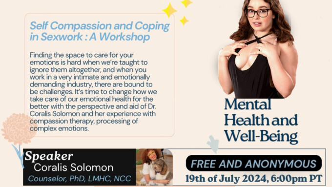 Leana Lovings to Host 'Self Compassion and Coping in Sexwork' Workshop