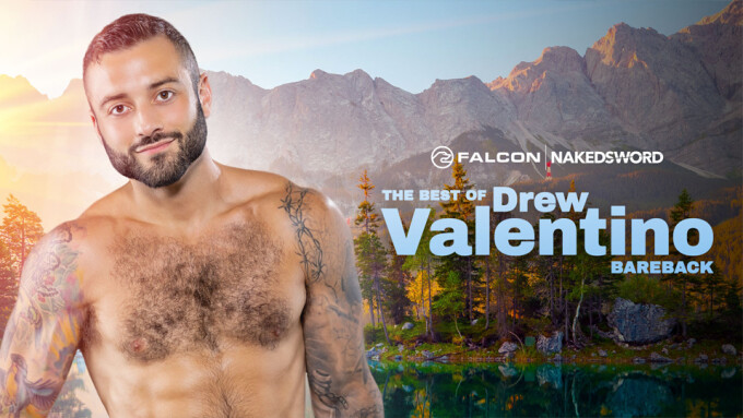 Falcon/NakedSword Releases 'Best of Drew Valentino Bareback'