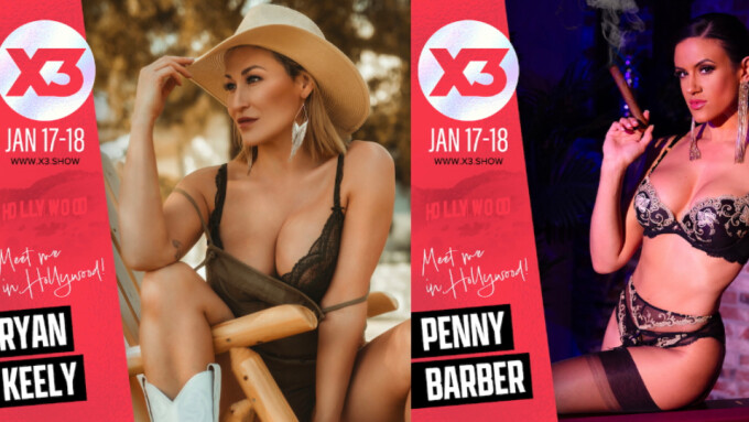 Ryan Keely, Penny Barber to Share Booth at X3 Expo