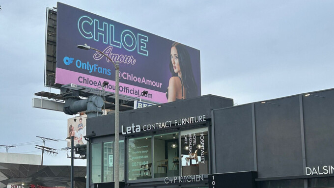 Chloe Amour Featured in TMZ Article on 'Beverly Hills Billboard Drama'