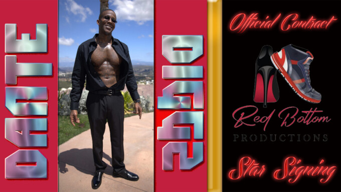 Red Bottom Productions Signs Dante Diggs as 1st Male Contract Star