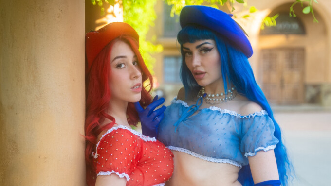 Jewelz Blu, Zoey Di Giacomo Share a Lesbian Picnic on OnlyFans