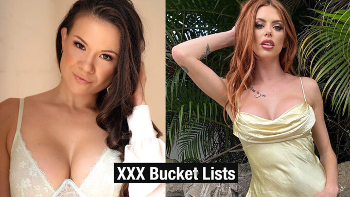 Alison Rey, Jessica Aaren Featured in Hustler Magazine