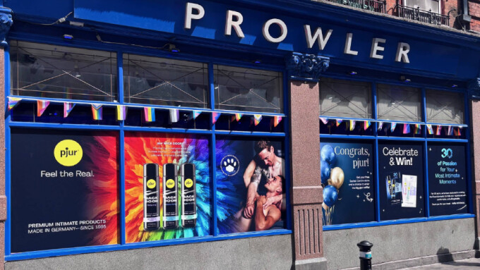 Pjur Partners with ABS, London's Prowler on 30th Anniversary Window Display