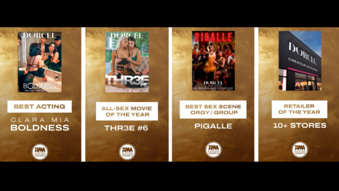 Dorcel Collects 4 Euro XMAs