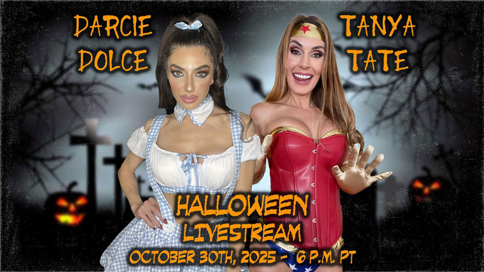 Tanya Tate, Darcie Dolce to Host Halloween-Themed Livestream on Thursday