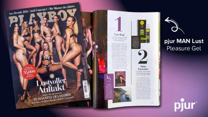 Pjur Product Featured in Playboy Germany Sex Trends 2026