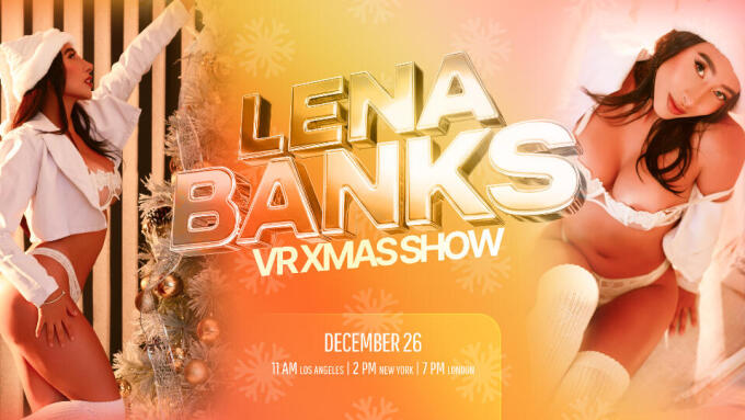 DreamCam to Host Lena Banks' Christmas-Themed VR Show on Friday