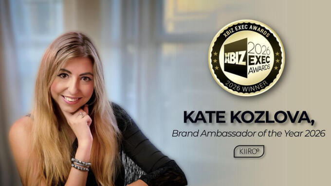 Kate Kozlova Named 'Brand Ambassador of the Year' at 2026 XBIZ Honors
