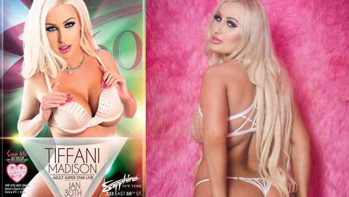 Tiffani Madison Returns to Sapphire 60 NYC Tomorrow