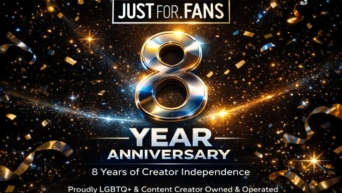JustFor.fans Celebrates 8 Years as Creator Platform