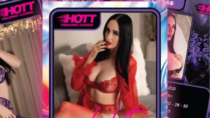 Violet Voss Featured in Hott Trading Cards Set