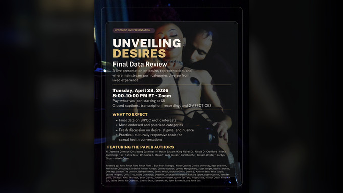 Royal Fetish Films to Present BIPOC Kink and Fetish Dataset Next Week