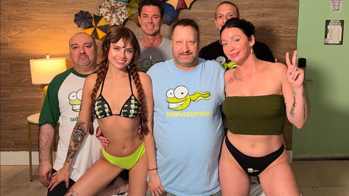 Angel Windell, LackofSkillets Star in New Gangbang Clip From TadpoleXStudio