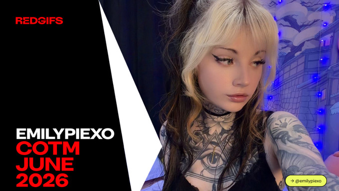 Emilypiexo Named RedGIFs 'Creator of the Month' for June in Honor of Pride Month