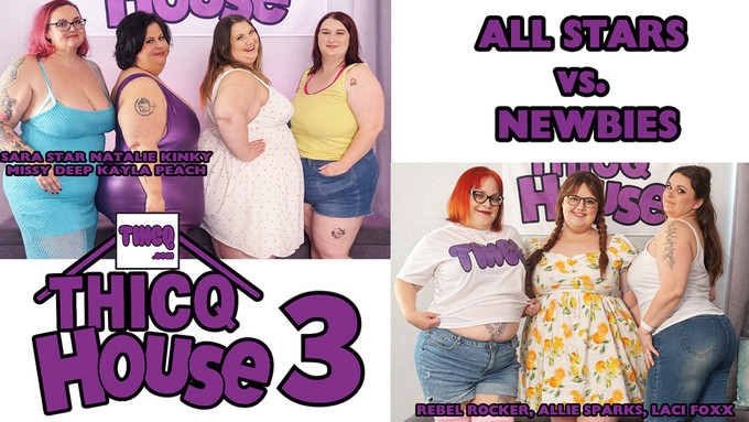 Rebel Rocker, Allie Sparks, Laci Foxx Lead Latest in 'THICQ House' Series