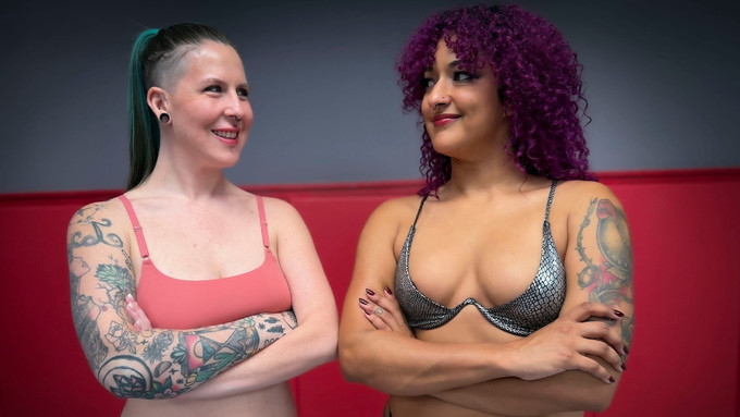 Daisy Ducati, Nikki Zee Star in Latest From Evolved Fights Lez