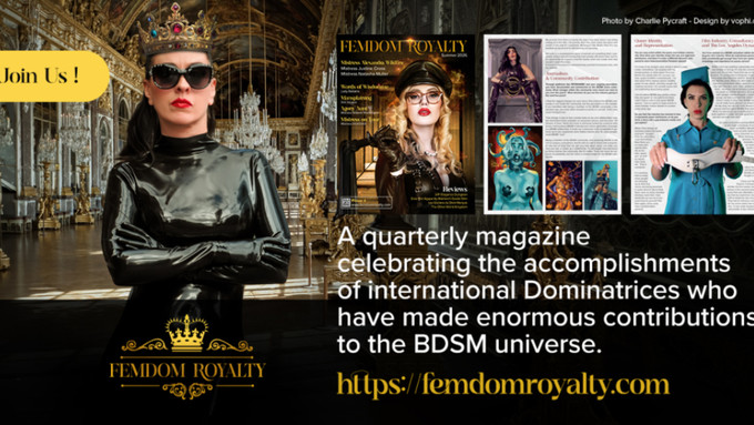 Mistress Alexandra Wildfire Featured on Latest Cover of Femdom Royalty Magazine