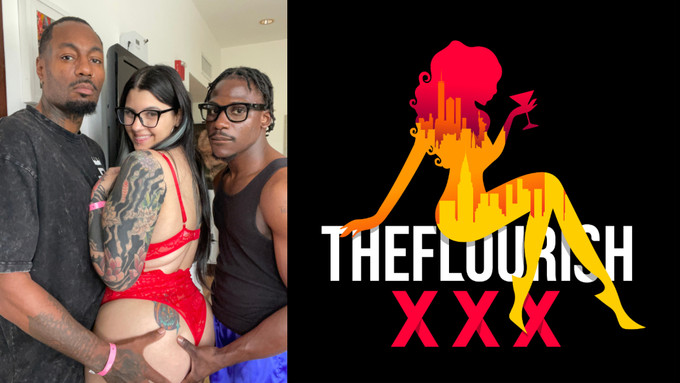 Inked Siren Leads New Threesome From TheFlourishXXX