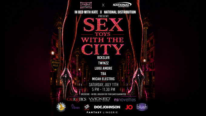 'In Bed With Kate,' National Distribution to Host 'Sex Toys With the City' Party on July 11