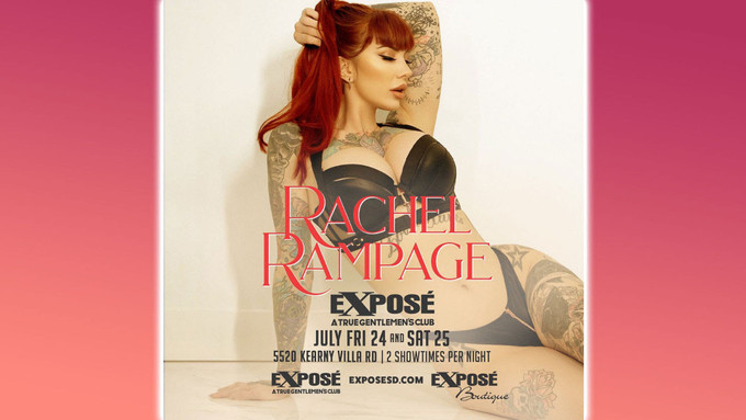 Rachel Rampage Returns to Headline Exposé San Diego This Weekend