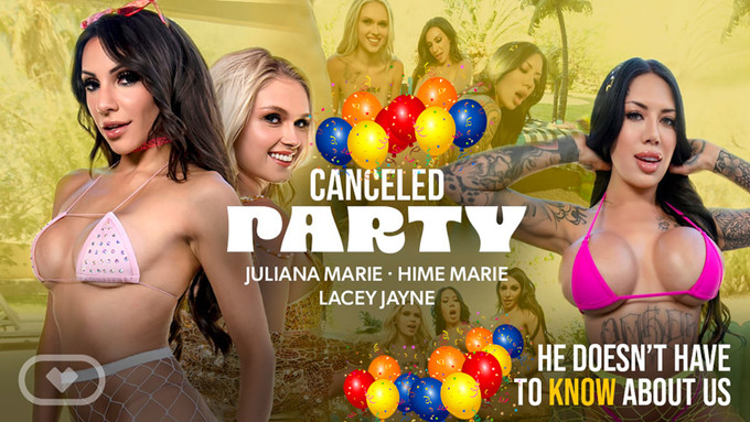 Hime Marie, Lacey Jane, Juliana Marie Star in Latest From Virtual Reality Porn
