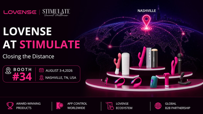 Lovense to Attend Stimulate Sexual Wellness Show in Nashville Next Week