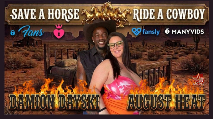 August Heat Drops New OnlyFans Clip Featuring Damion Dayski