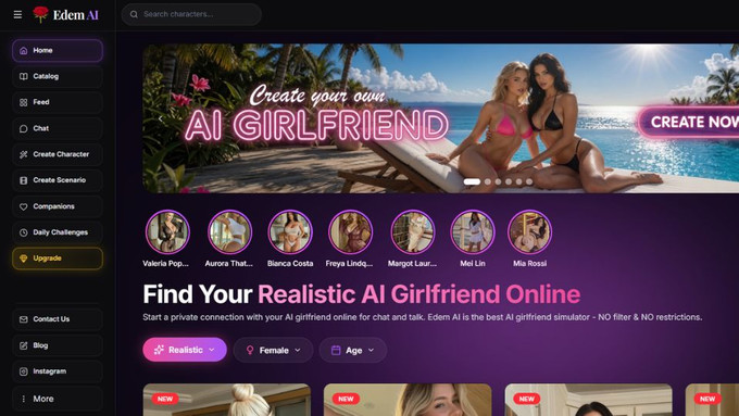 Edem AI Expands Its Library With Hundreds of Interactive AI Characters