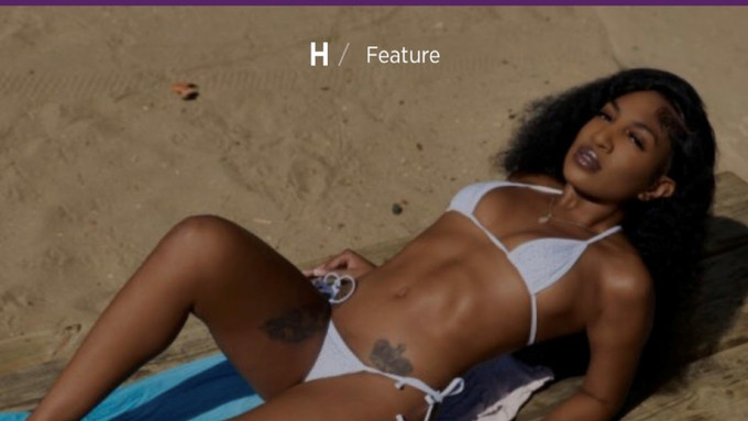 Naomi Noel Featured in Hustler Magazine Profile