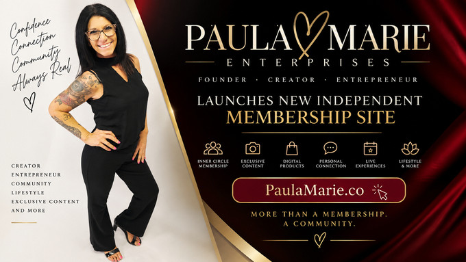 Paula Marie Launches New Website Via MyMember.Site