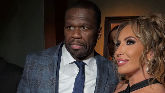 Richelle Ryan Celebrates 50 Cent's New Casino Game 'Headcrack' in Las Vegas