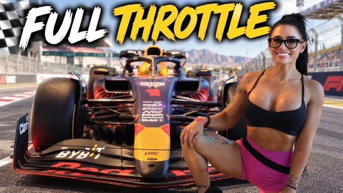 Eva Angelina Takes Fans Behind the Scenes of Supercar Speedway Near Vegas