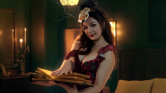 Leana Lovings Stars in 'Widow's Bay' Parody for VRCosplayX